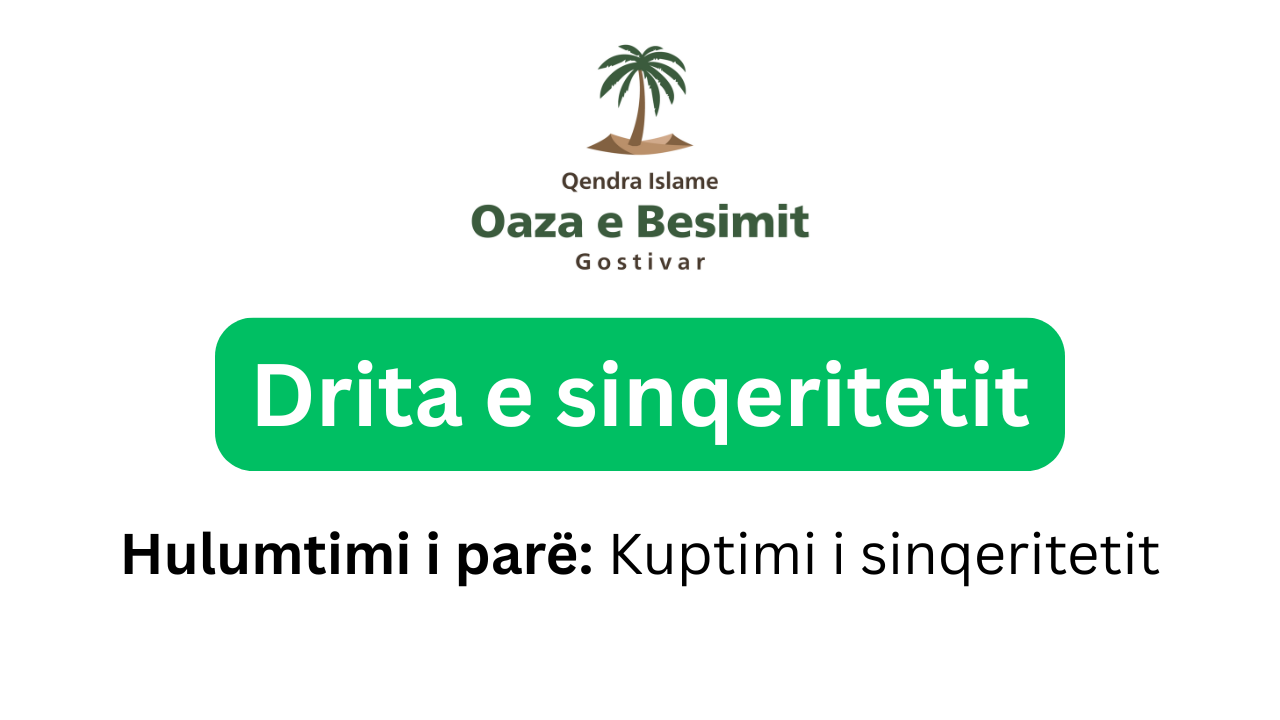 Drita e sinqeritetit